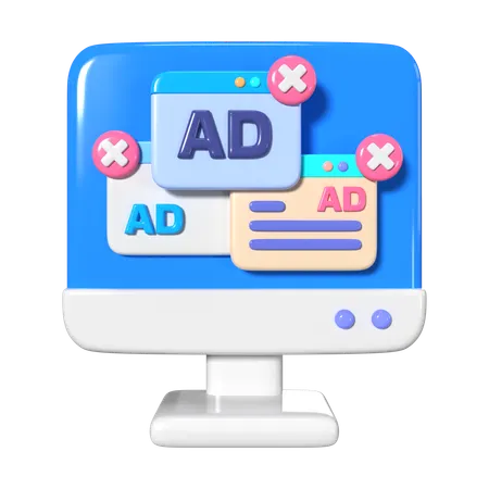 Adware  3D Icon