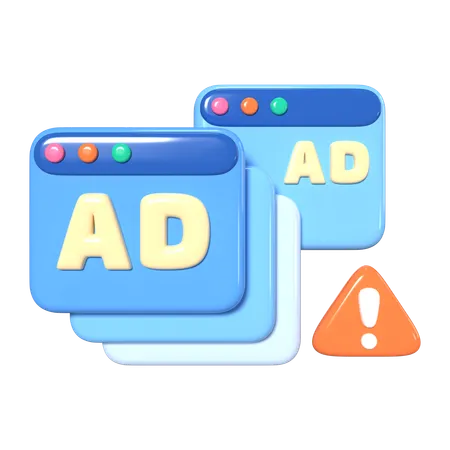 Adware  3D Icon