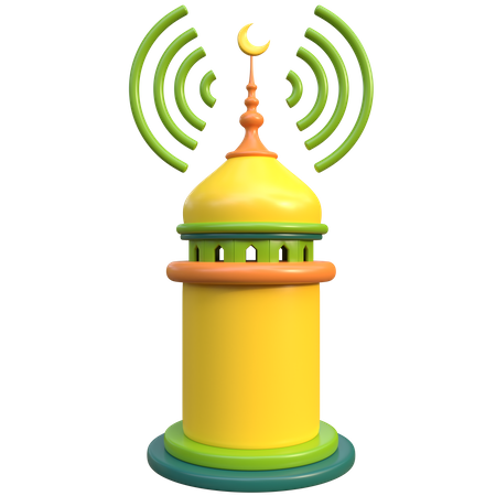 Adzan  3D Icon