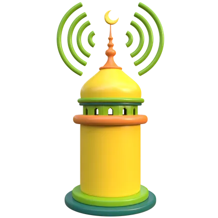 Adzan  3D Icon