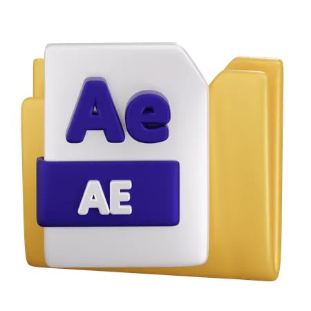 Ae  3D Icon