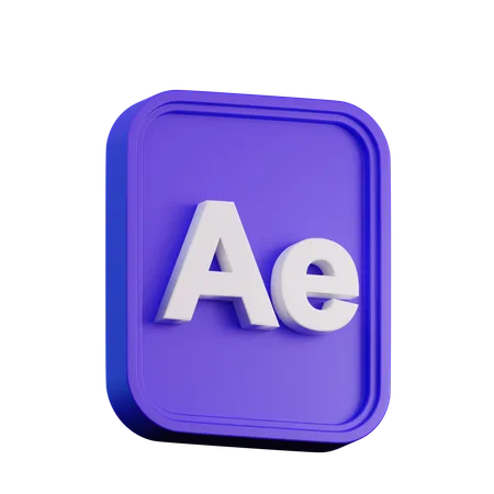 Ae File  3D Icon