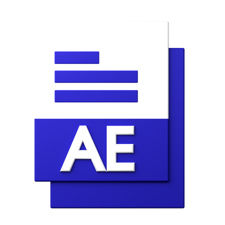 AE File  3D Icon