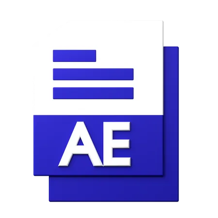 AE File  3D Icon