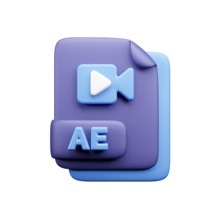 AE File  3D Icon