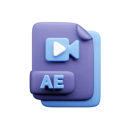 AE File  3D Icon