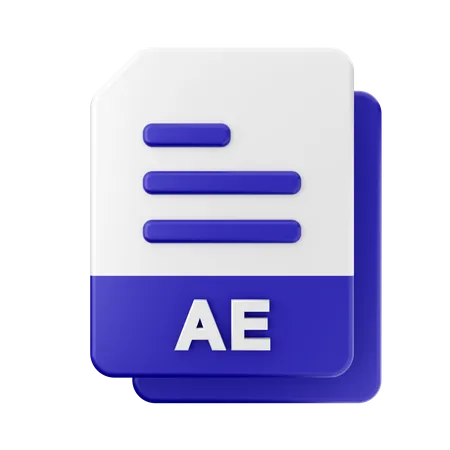 AE File  3D Icon