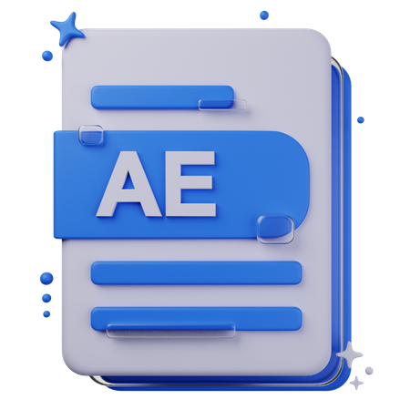 AE File  3D Icon