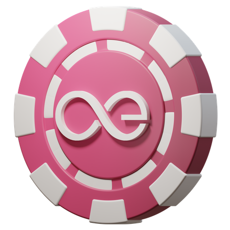 AE Poker Chip 3D Illustration