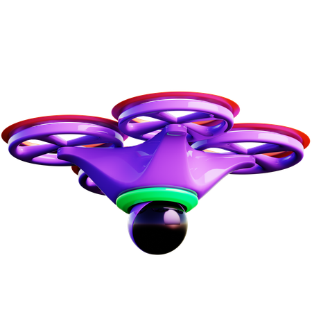 Aerial Drone Technology  3D Icon