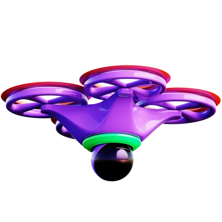 Aerial Drone Technology  3D Icon