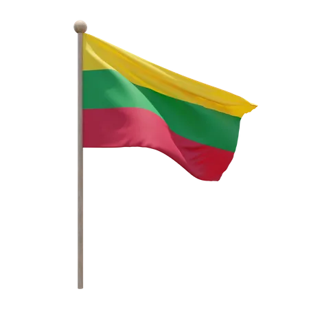 Mástil de bandera de Ærø  3D Flag