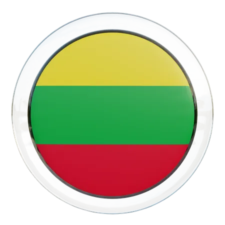 Aero Round Flag  3D Icon