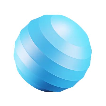 Aerobics Ball  3D Icon