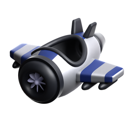 Aeronave  3D Icon