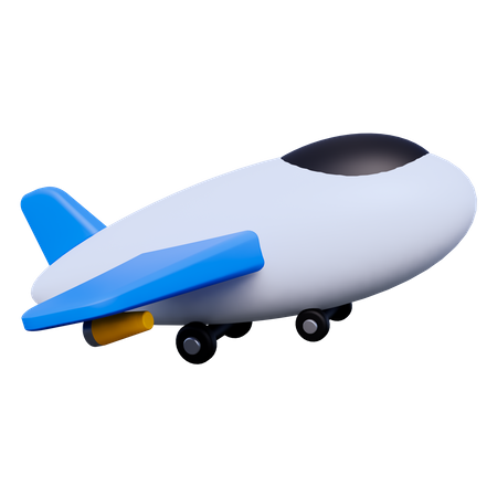 Aeronave  3D Icon