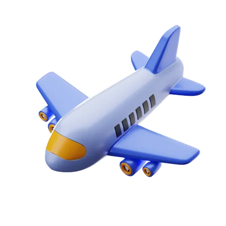 Aeroplane  3D Icon