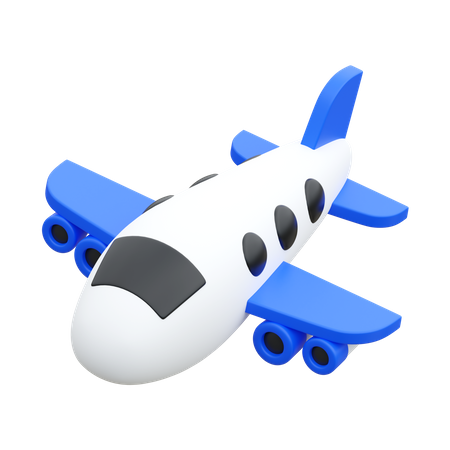 Aeroplane  3D Icon