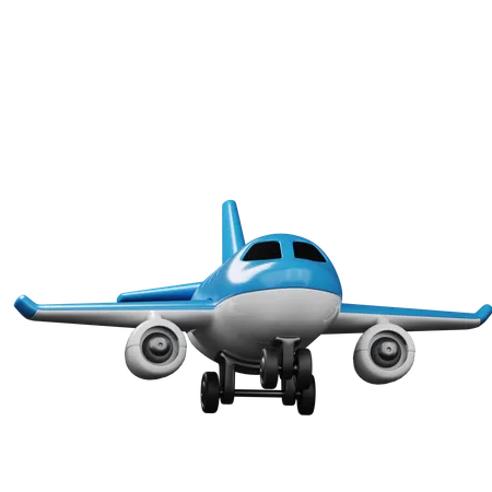 Aeroplane  3D Icon