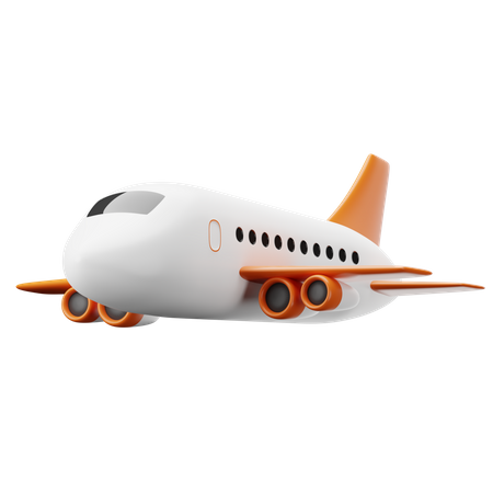 Aeroplane  3D Illustration