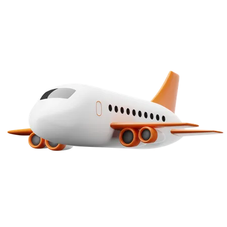 Aeroplane  3D Illustration