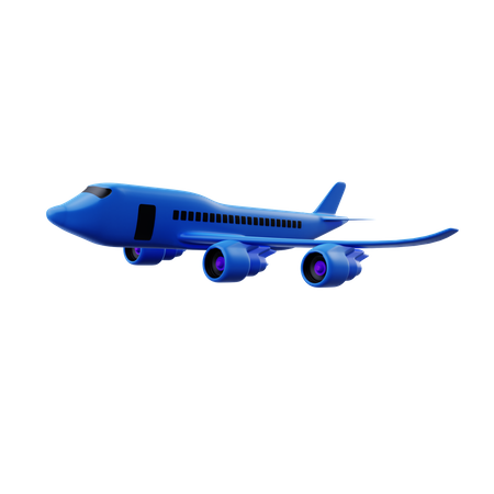 Aeroplane  3D Illustration