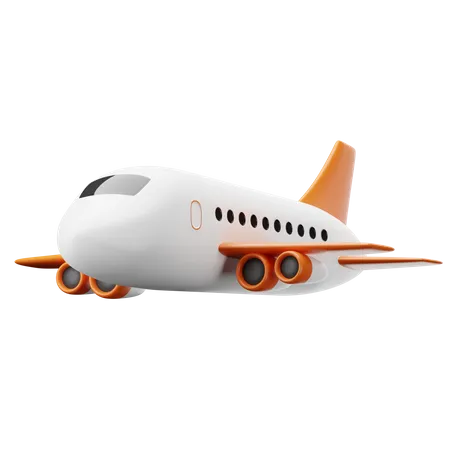 Aeroplane 3D Illustration