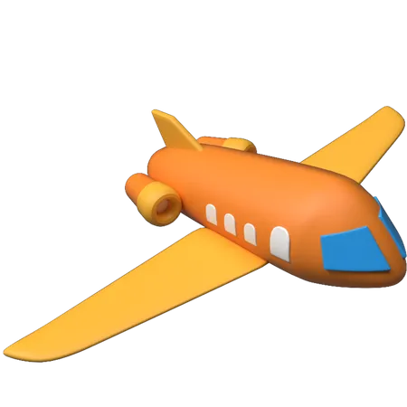 Aeroplane  3D Illustration