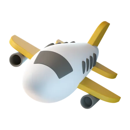 Aeroplane  3D Icon