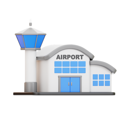 Aéroport  3D Icon