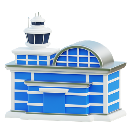 Aéroport  3D Icon