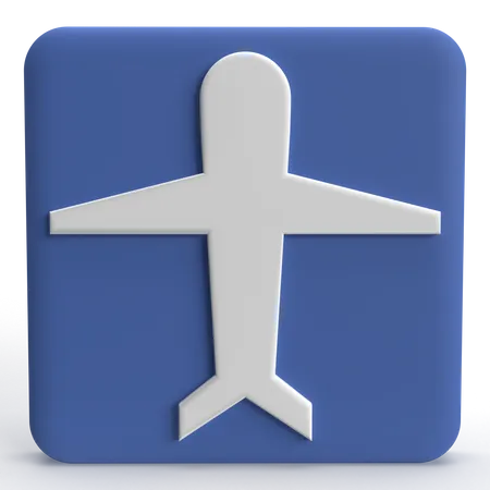 Aéroport  3D Icon