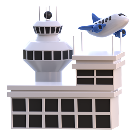 Aeroporto  3D Icon