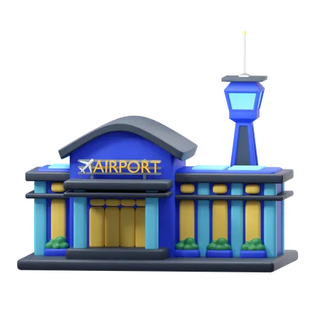 Aeroporto  3D Icon