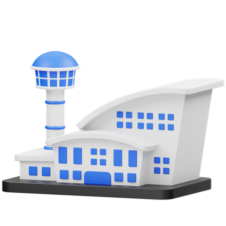 Aeroporto  3D Icon