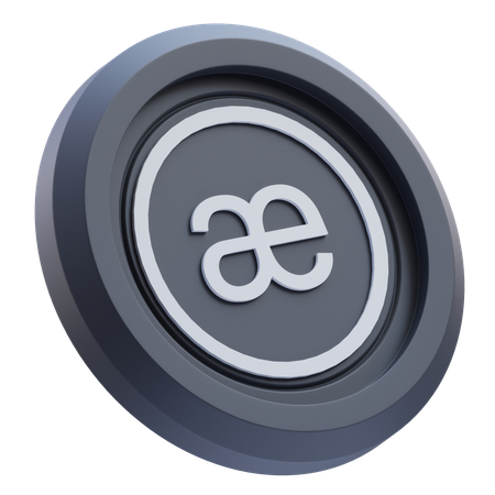 Criptomoneda aevo  3D Icon