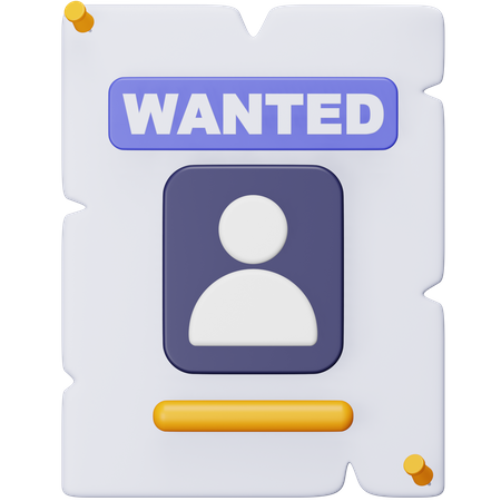 Avis de recherche  3D Icon