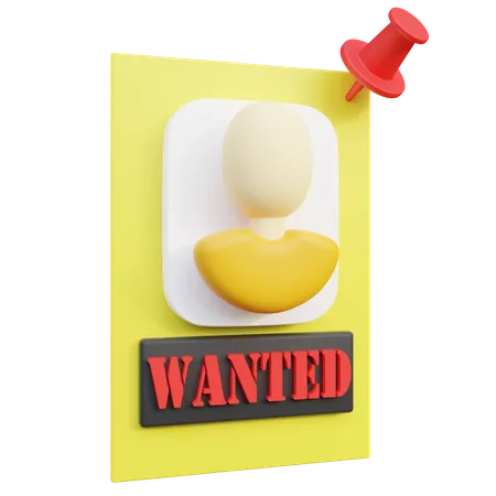 Avis de recherche  3D Icon