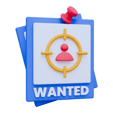 Avis de recherche  3D Icon