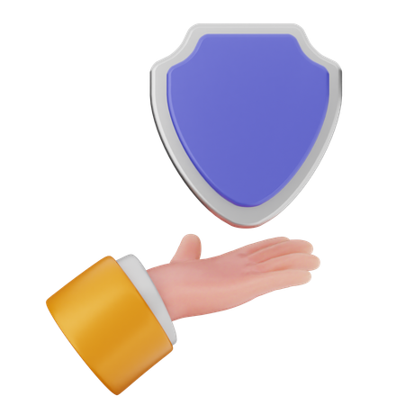 Afficher la protection du bouclier  3D Icon