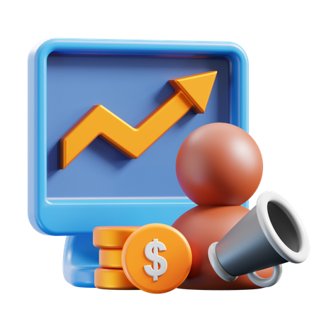 Affiliate Marketer  3D Icon