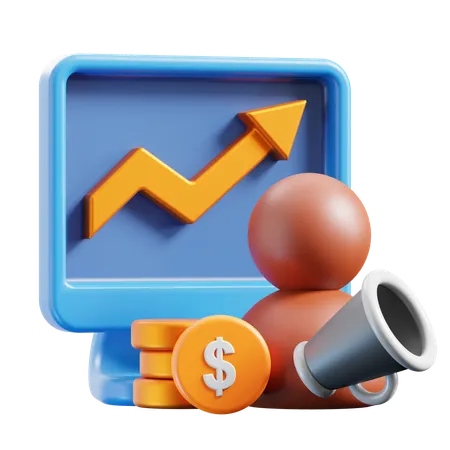 Affiliate Marketer  3D Icon