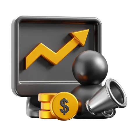 Affiliate Marketer  3D Icon