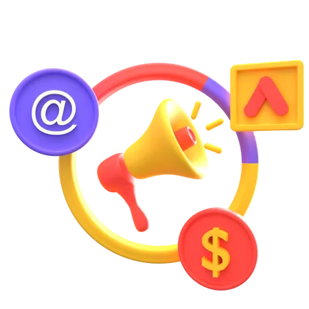 Affiliate Marketing  3D Icon