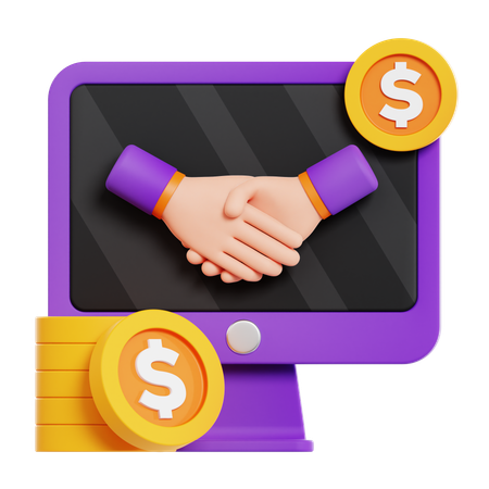 Affiliate Marketing  3D Icon