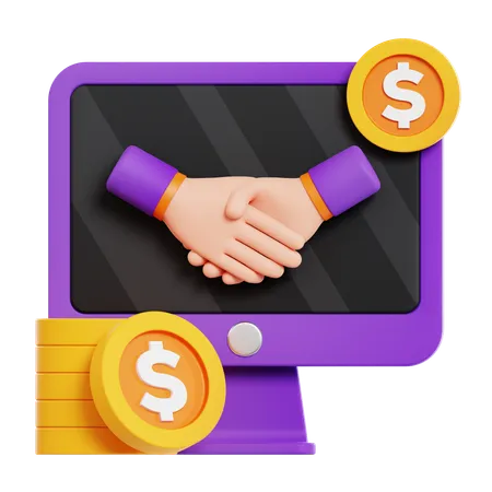 Affiliate Marketing  3D Icon