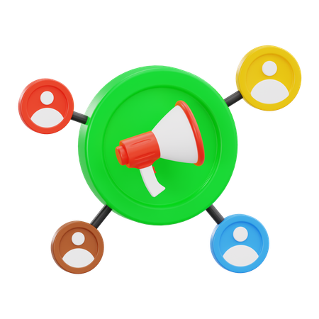 Affiliate marketing  3D Icon