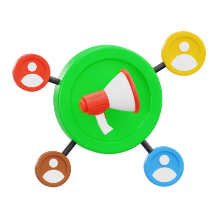 Affiliate marketing  3D Icon