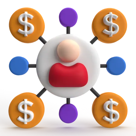 Affiliate Marketing  3D Icon