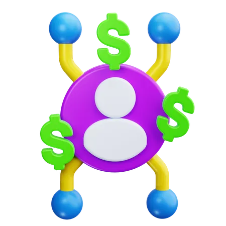 Affiliate Marketing  3D Icon